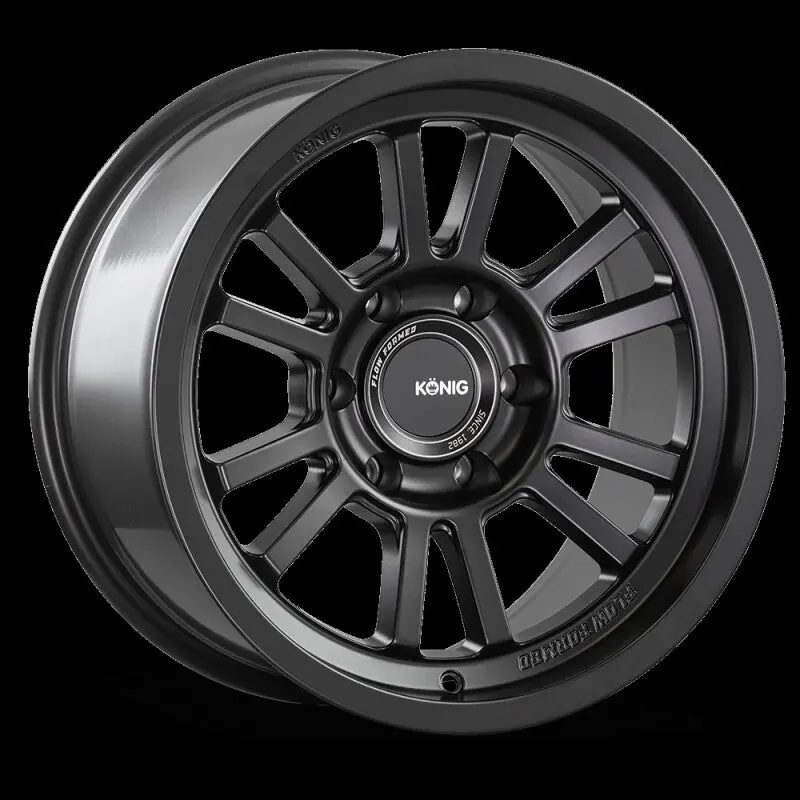 Konig Ht1 17X8.5 6X139.7 Et-6 6X139.7 Matte Black 1