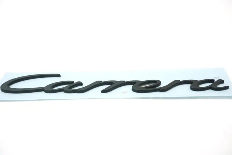 Genuine Porsche Emblem Carrera In Matte Black 99155923702 1