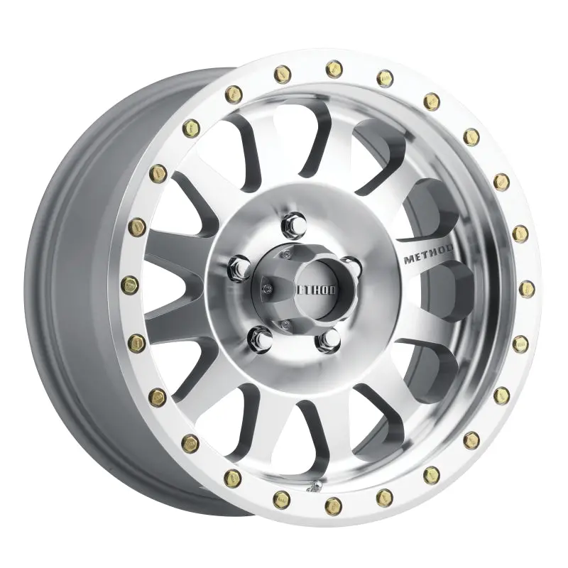 Method Mr304 Double Standard 17X8.5 0Mm Offset 5X5 94Mm Cb Machined/Clear Coat Wheel 1