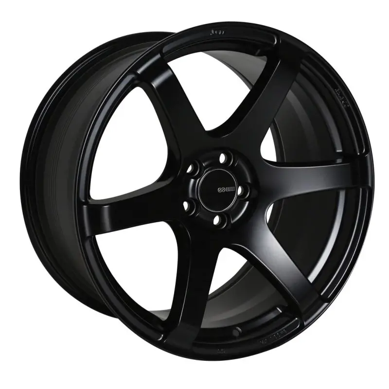 Enkei T6s 18X8 45Mm Offset 5X100 Bolt Pattern 72.6 Bore Matte Black Wheel 1