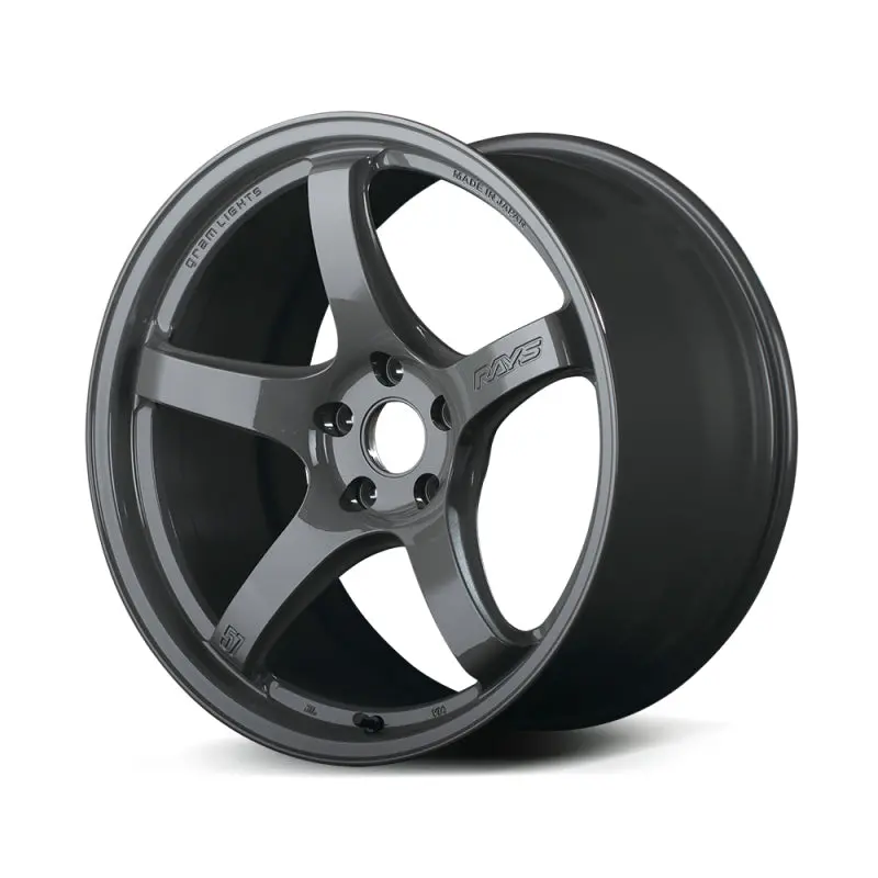 Gram Lights 57Cr 18X9.5 +38 5X114.3 Glossy Gray Wheel 1