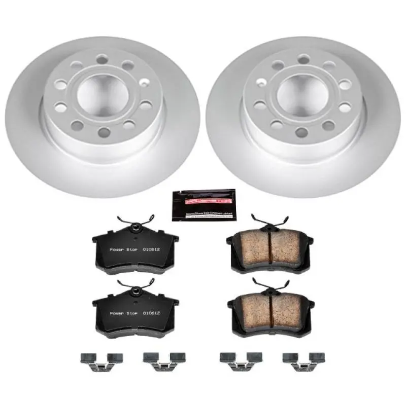 Power Stop 10-13 Audi A3 Rear Z23 Evolution Sport Coated Brake Kit 1