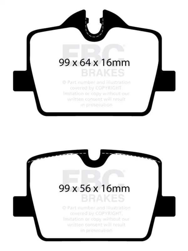 Ebc 2019+ Bmw Z4 G29 2.0T Bluestuff Rear Brake Pads 1