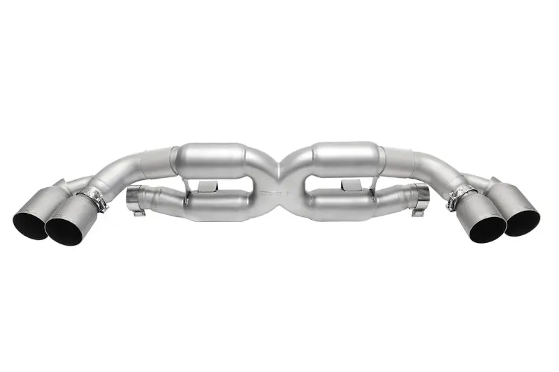 Soul 13-19 Porsche 991.1 / 991.2 Turbo X-Pipe Exhaust - Straight Cut Tips (Signature Satin) 1