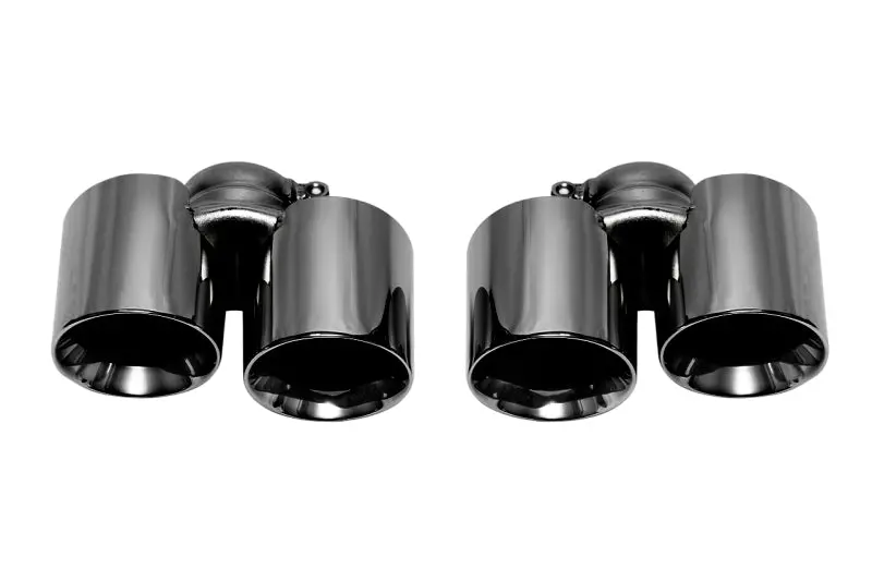 Soul 12-16 Porsche 991.1 Carrera Base (Without Pse) Bolt On Exhaust Tips - Black Chrome 1