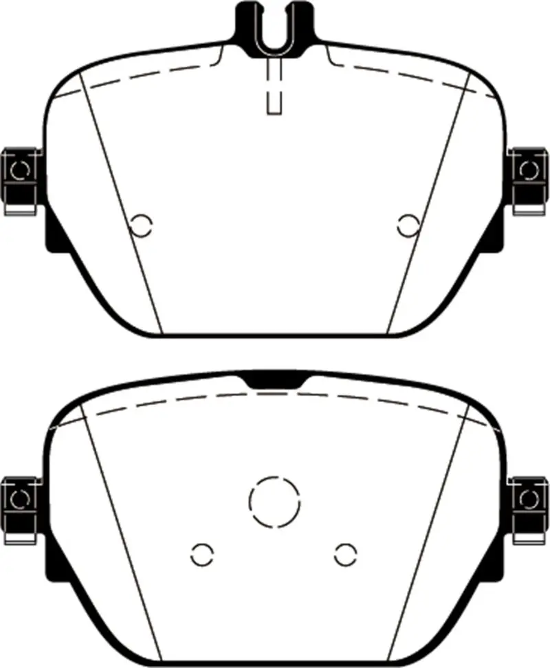 Ebc 2019+ Mercedes-Benz Cls53 Amg (C257) 3.0L Turbo Redstuff Rear Brake Pads 1