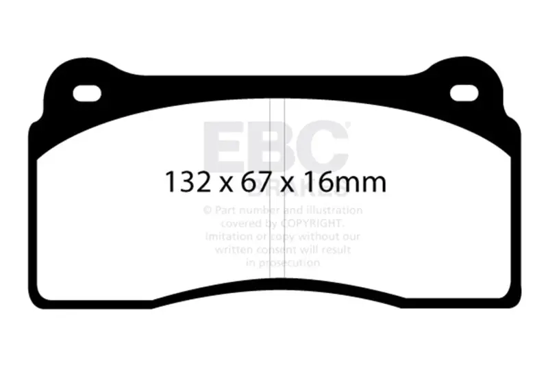 Ebc 99-03 Aston Martin Db7 5.9 Bluestuff Front Brake Pads 1