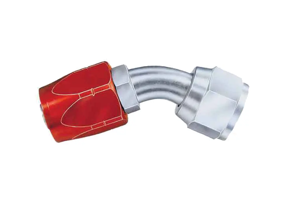 #4 45 Deg Hose End - Bulk 1