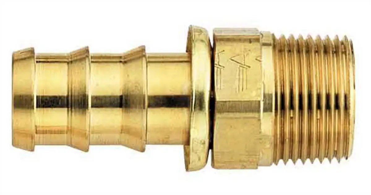 #4 Socketless Hose To 1/8 Male Pipe Fitting 1