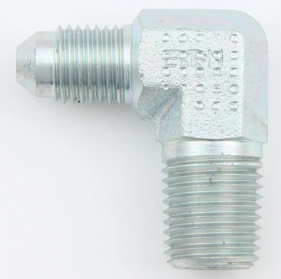 90 Male Elbow #6 To 1/4 Npt Steel Fitting 1