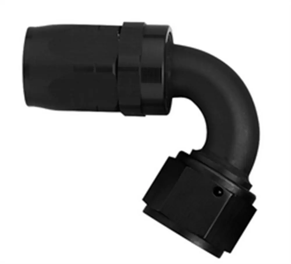 #8 120 Deg Hose End Black 1