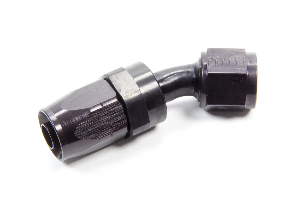 #8 30 Deg Hose End Black 1
