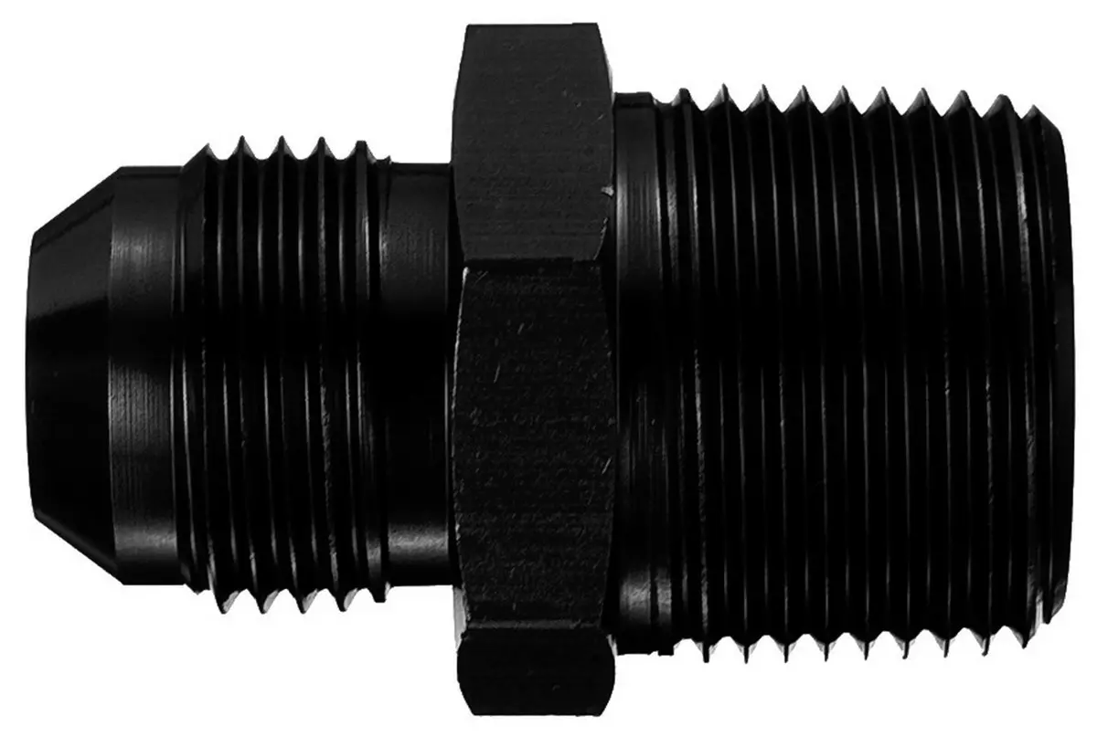 #6 To 1/2In Pipe Alum Adapter Black 1