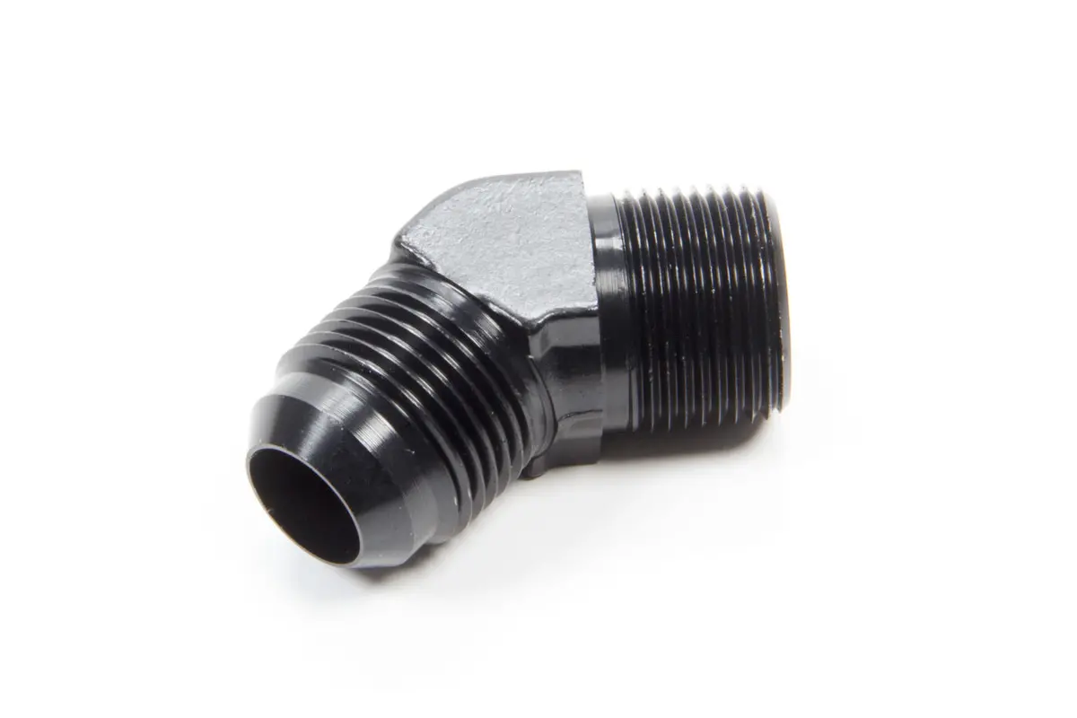 45 Deg Alum #12 Flare 3/4In Black 1