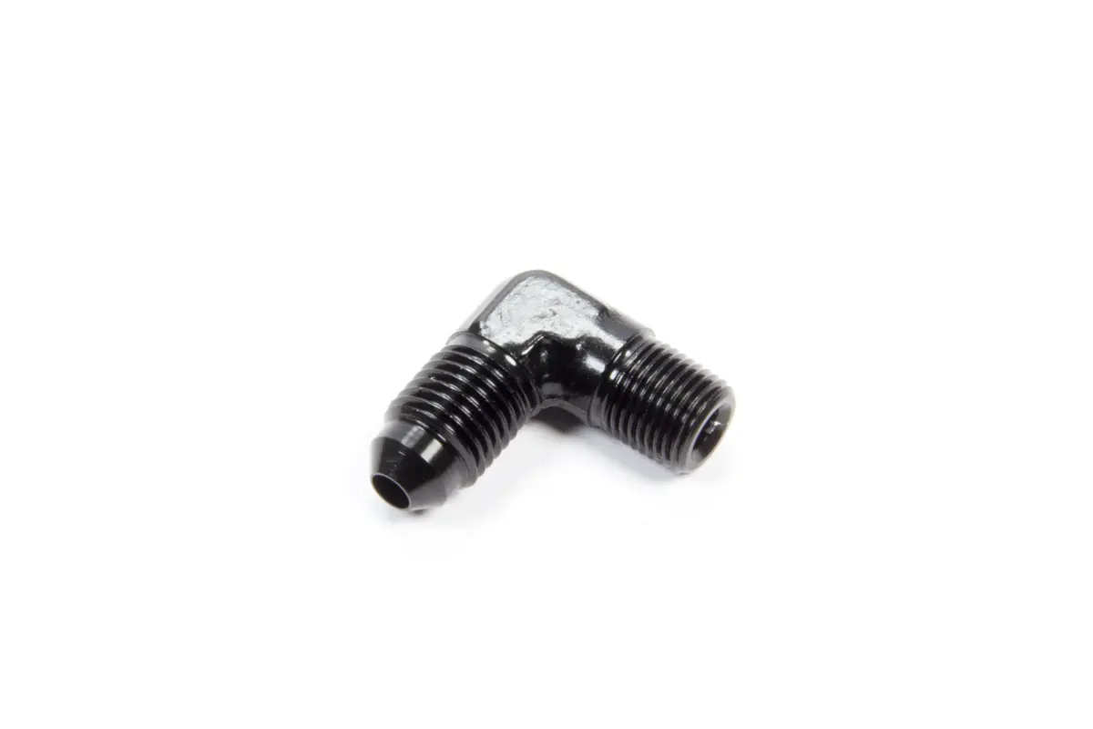 90 Deg Alum #4 Flare 1/8 In Black 1
