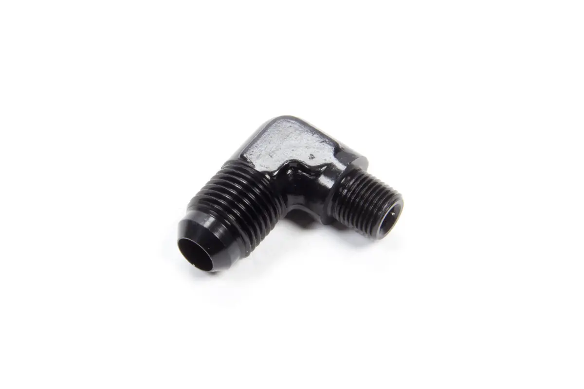 90 Deg Alum #6 Flare 1/8 In Black 1