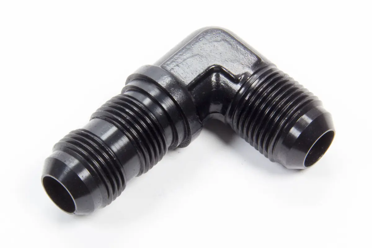 #10 Flare 90 Deg Blkhd Union Black 1