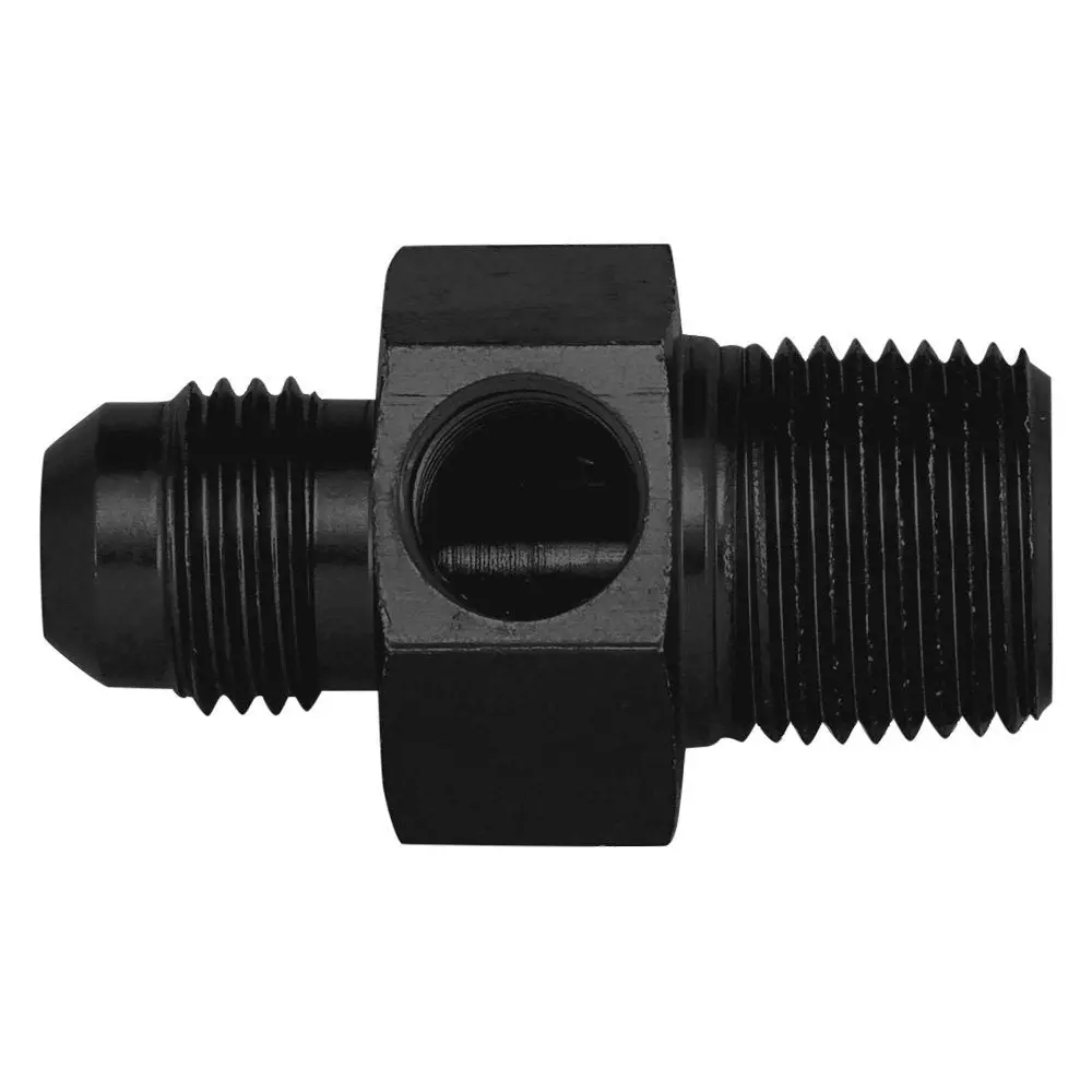 6An To 3/8Npt Adapter Fitting W/1/8Npt Port 1