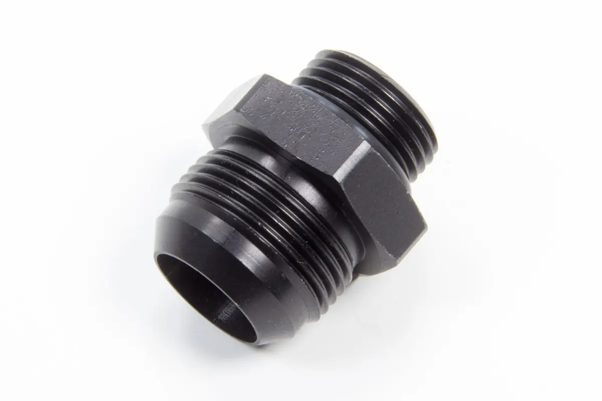 #12-#16 O-Ring Flare Adapter Black 1