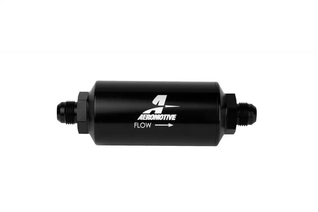 6An Inline Fuel Filter 10 Micron 2In Od Black 1