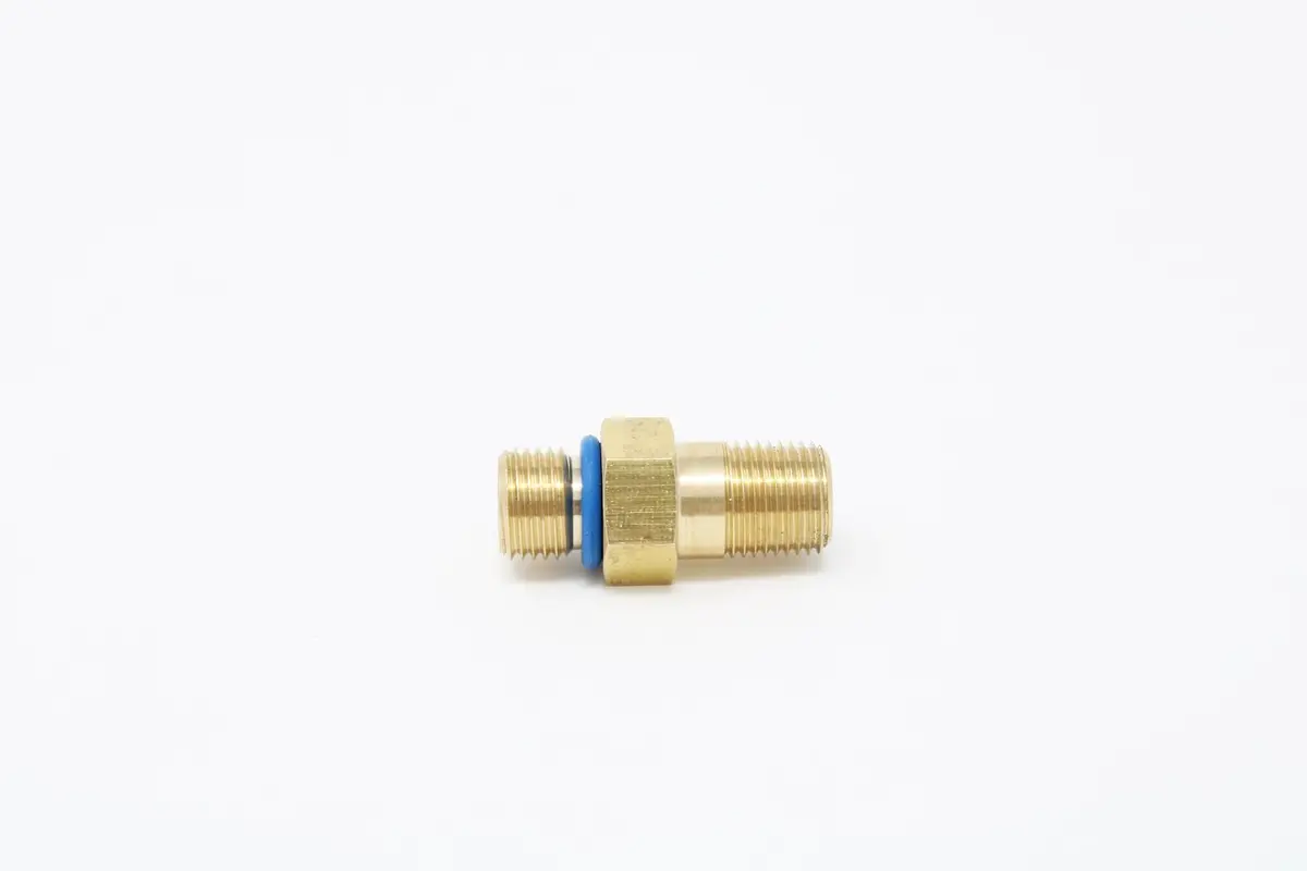 Adapter 10Mm X 1.0 Male To 1/8-Mnpt  Brass 1
