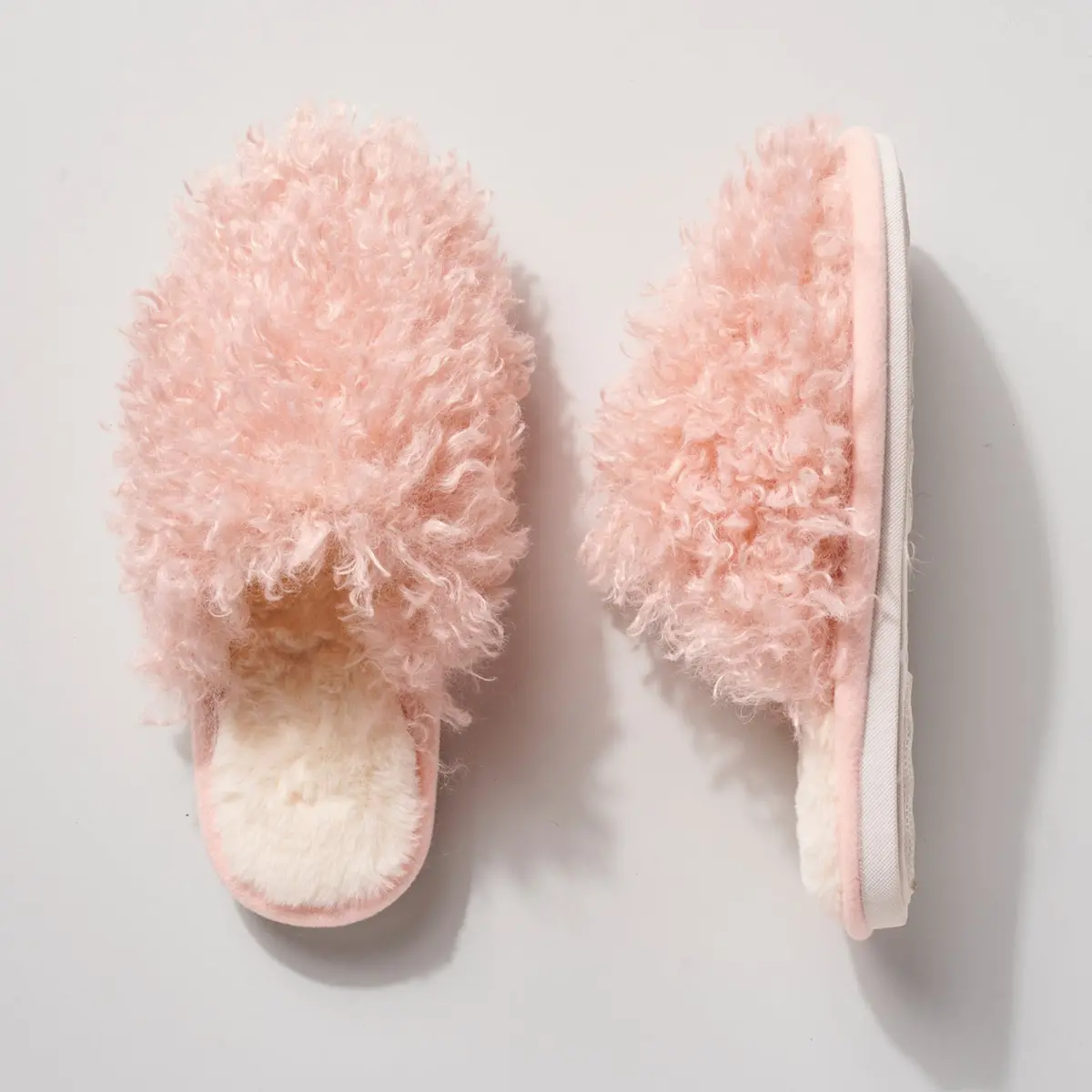 Avenue Zoe Women's Solid Slip-On Cozy Fuzzy Slippers 1