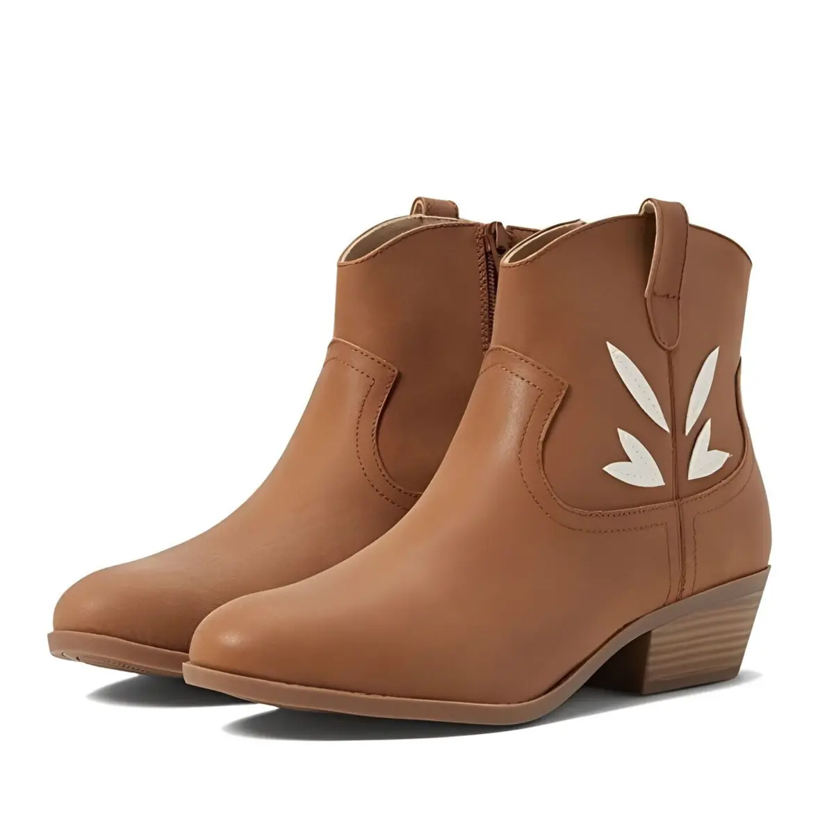 Bc Footwear Women's Vegan Leather Cowpoke Ankle Western Booties 1