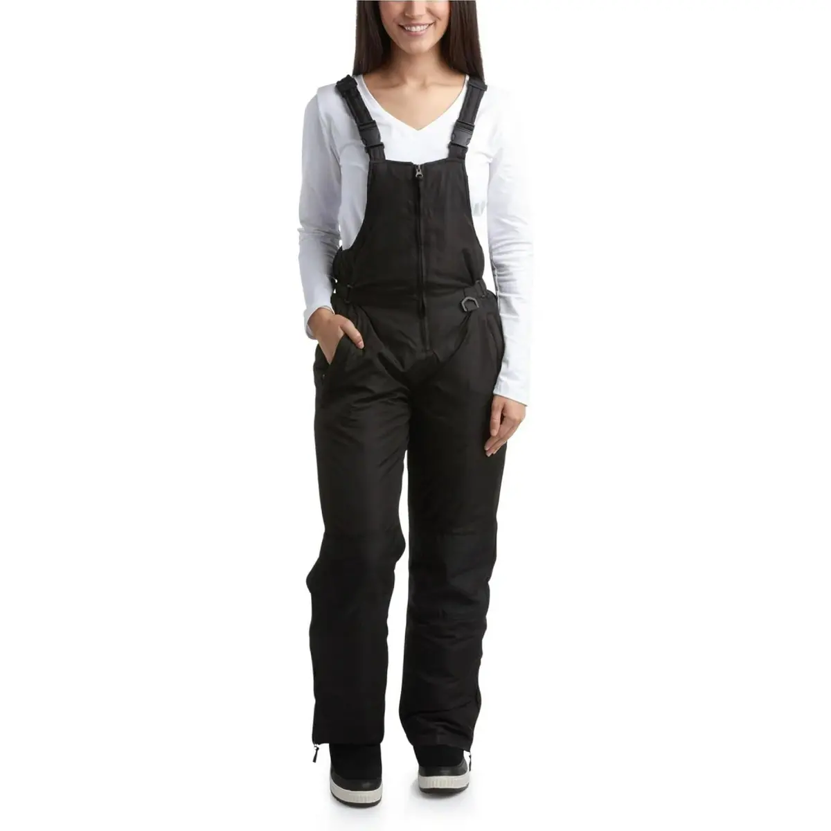 Bass Creek Outfitters Women's Ski Pants Insulated Waterproof Snow Bib Overalls 1