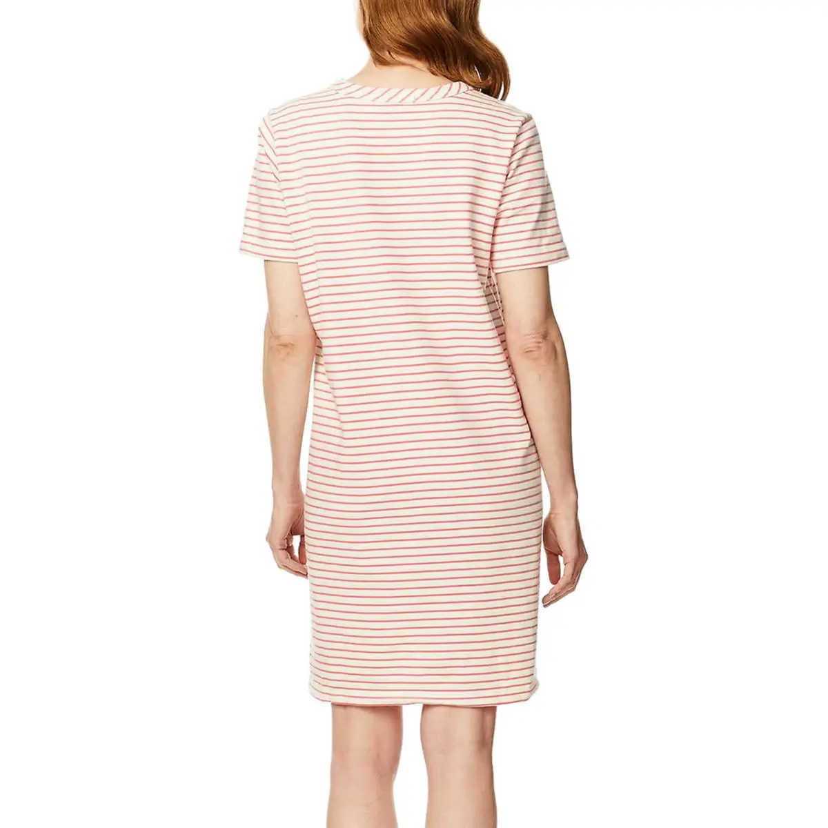 Buffalo Women's Striped Soft Cotton Blend Jersey T-Shirt Mini Dress 4