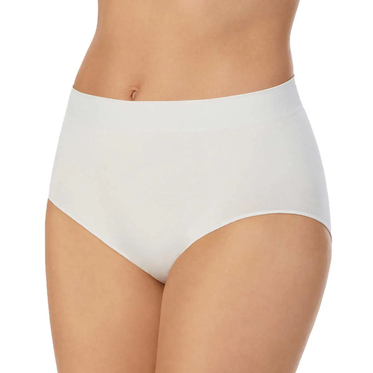 Carole Hochman Women's Multicolor 5-Pack Full Coverage Seamless Soft Brief Panties 8