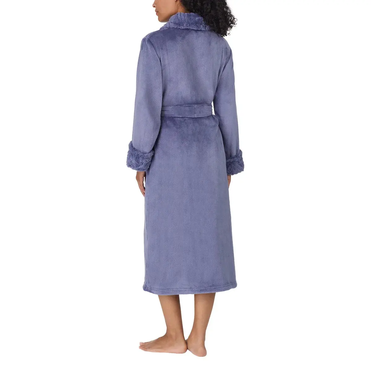 Carole Hochman Women's Silky Soft Shawl Collar Wrap Style Plush Robe 6