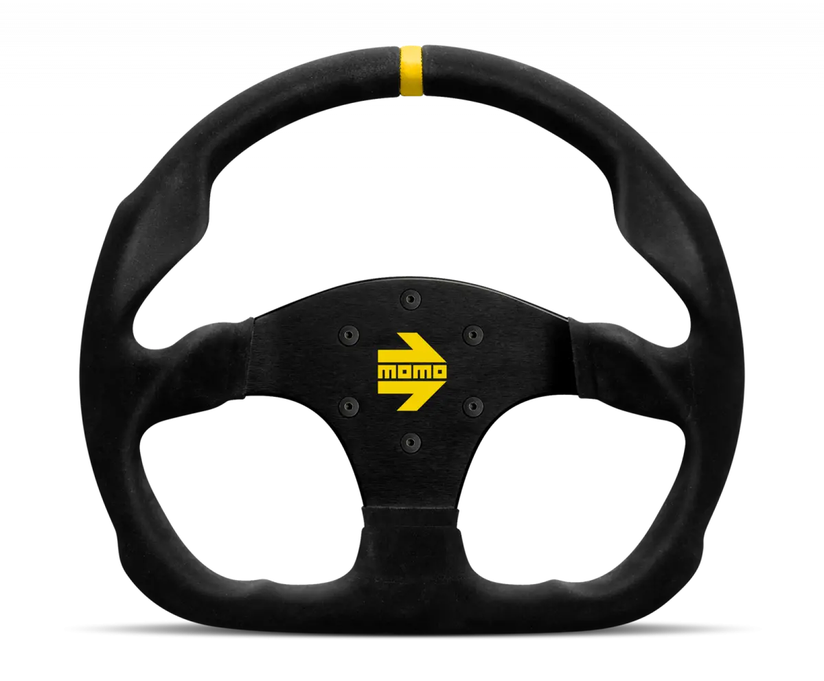 Mod 30 Steering Wheel Black Suede 1