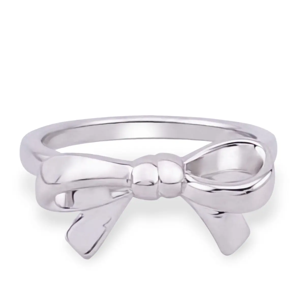 Fashion Women's 925 Sterling Silver Bow Ring 1
