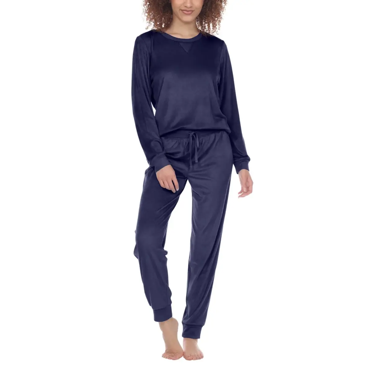 Honeydew Women's 2-Pc Super Soft Fleece Velour Pajama Lounge Set 2