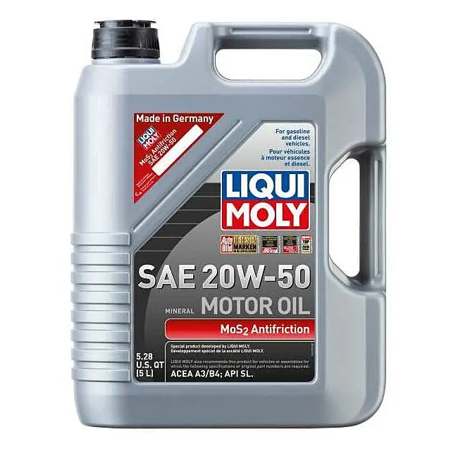Liqui Moly Mos2 Antifriction Motor Oil Sae 20W-50 - 5L 1