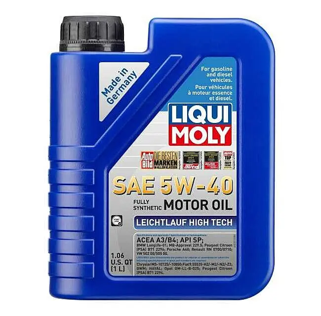 Liqui Moly 5W40 Leichtlauf Motor Oil 1L 1