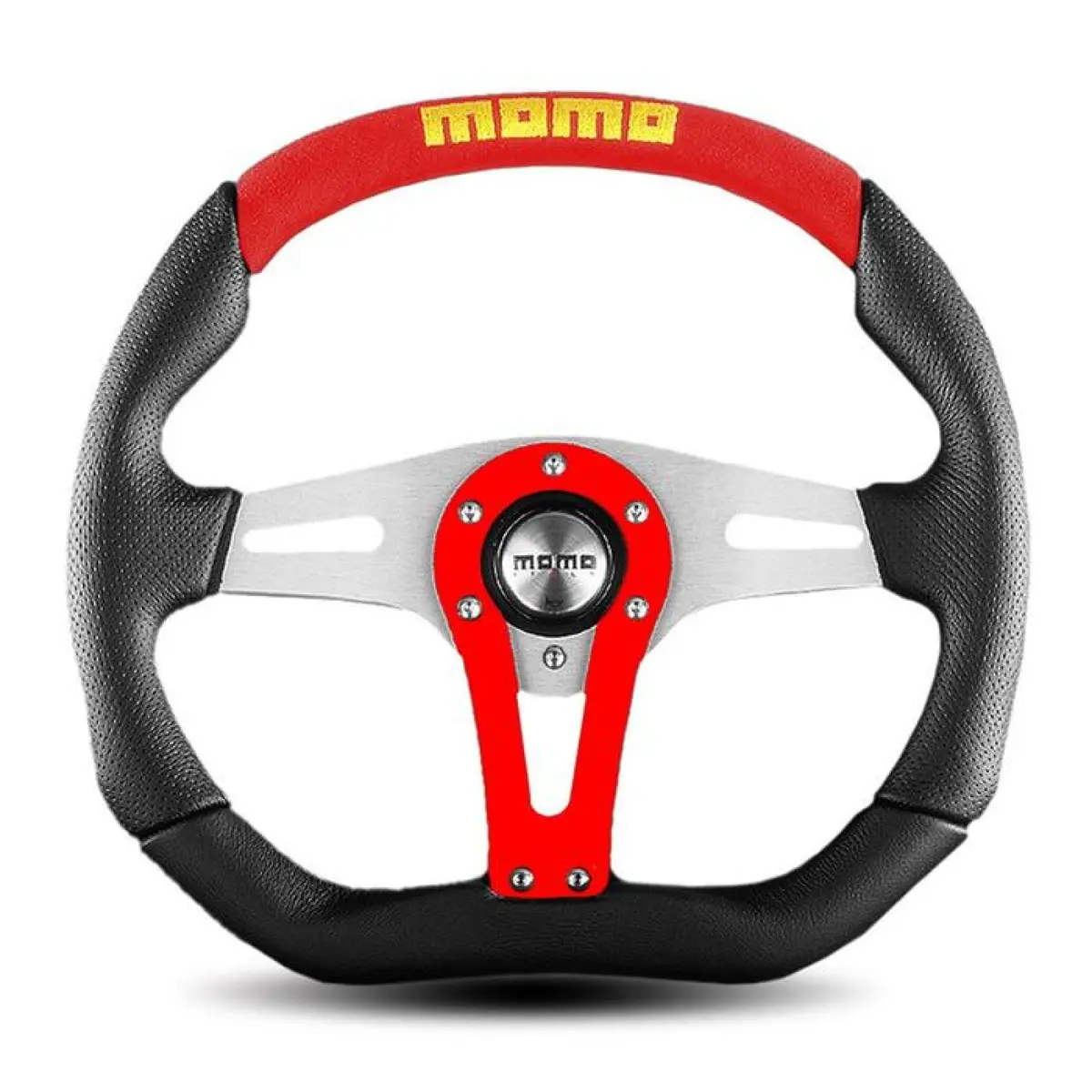 Momo Trek Steering Wheel Red 1