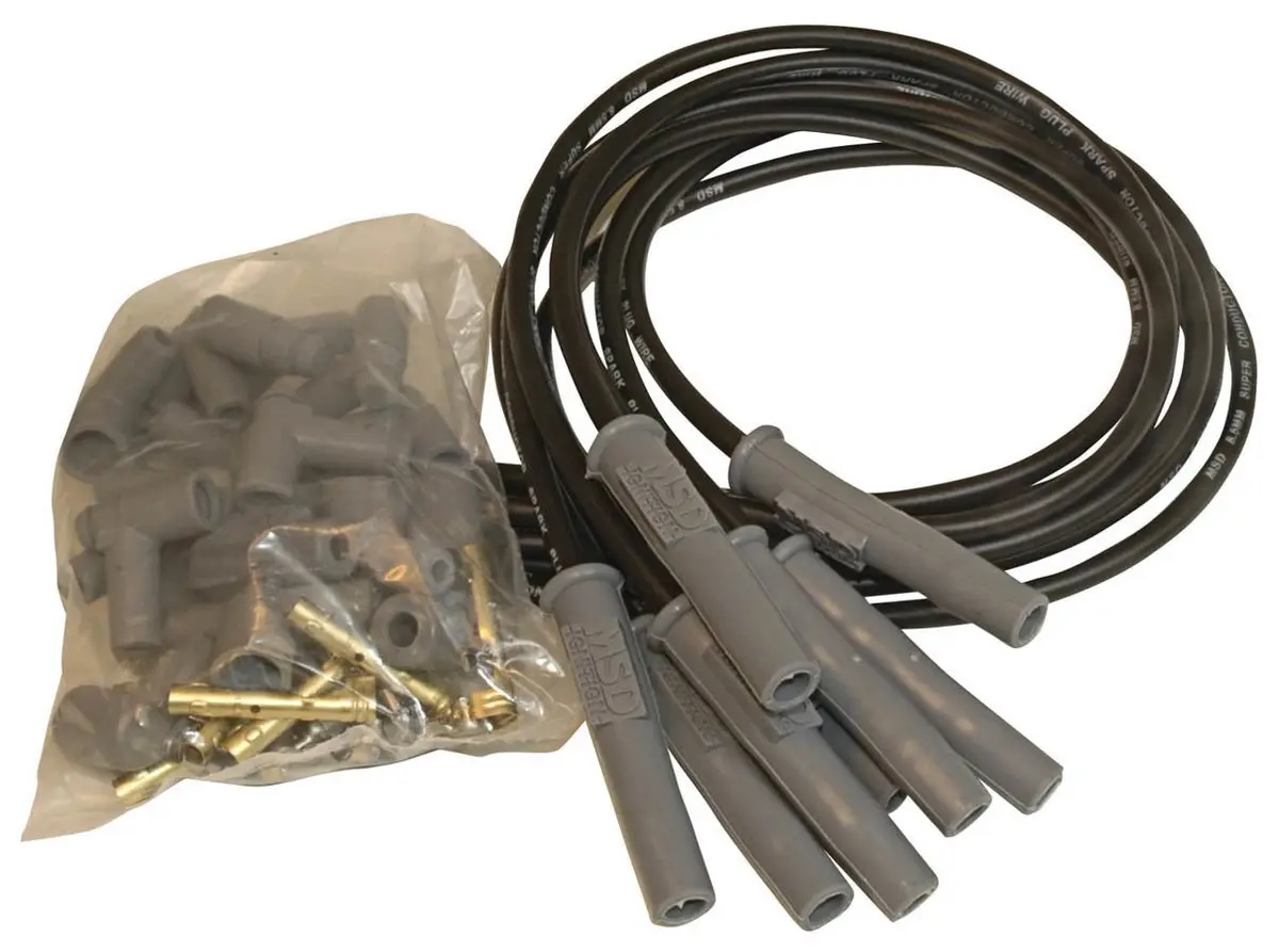 8.5Mm Spark Plug Wire Set - Black 1
