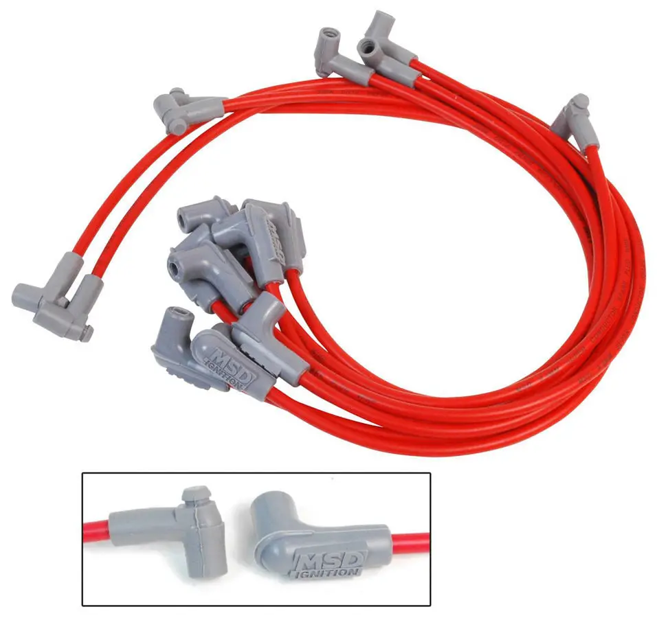 8.5Mm Spark Plug Wire Set - Red 1