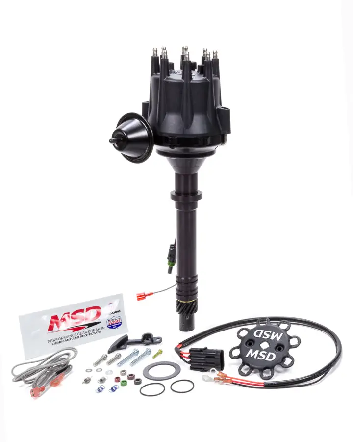 Chevy V8  Billet Rtr Distributor - Black 1