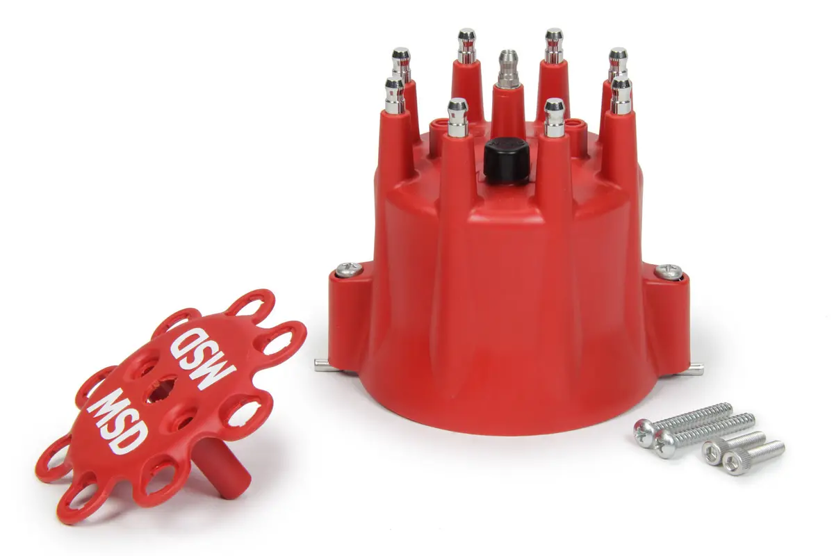 Distributor Cap W/Hei Wire Retainer 1