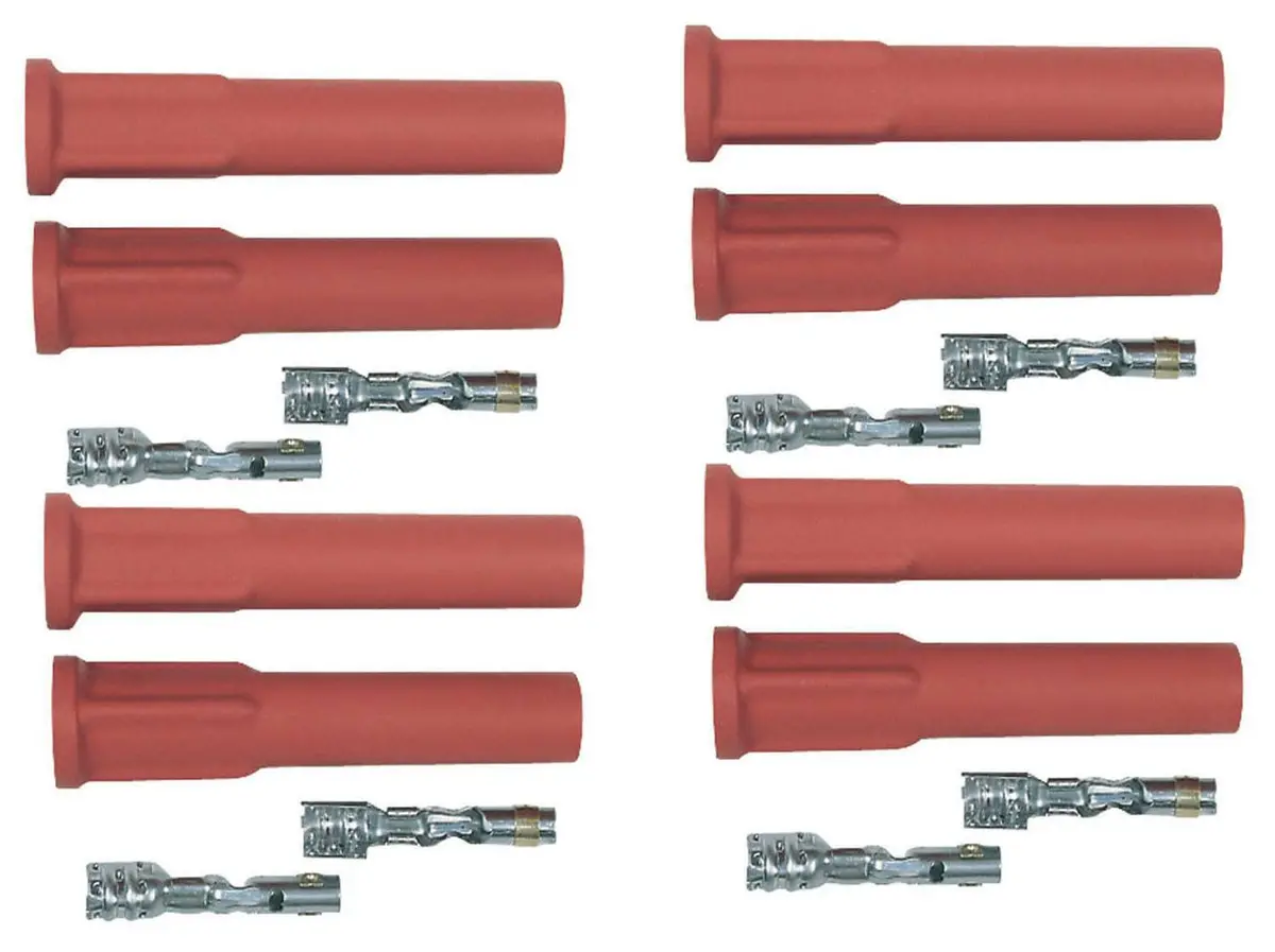 Straight Spark Plug Boots - 8-Pack 1