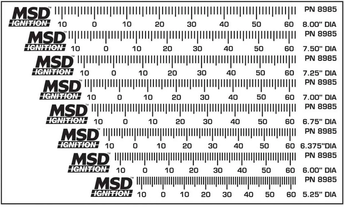 Timing Tape Kit - Universal (8) 1