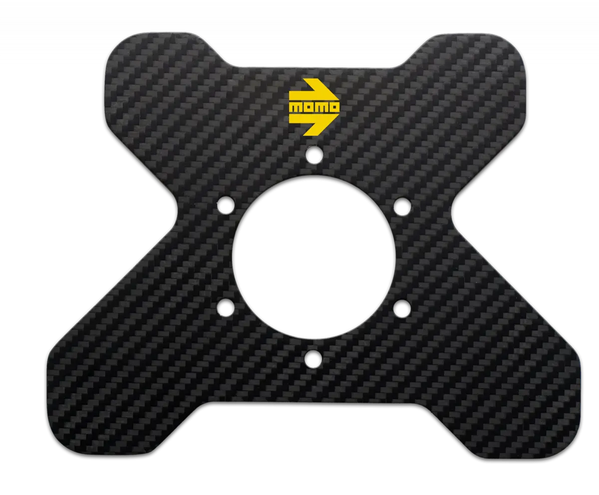 Momo Carbon Fiber Steering Wheel Switch Plate 1