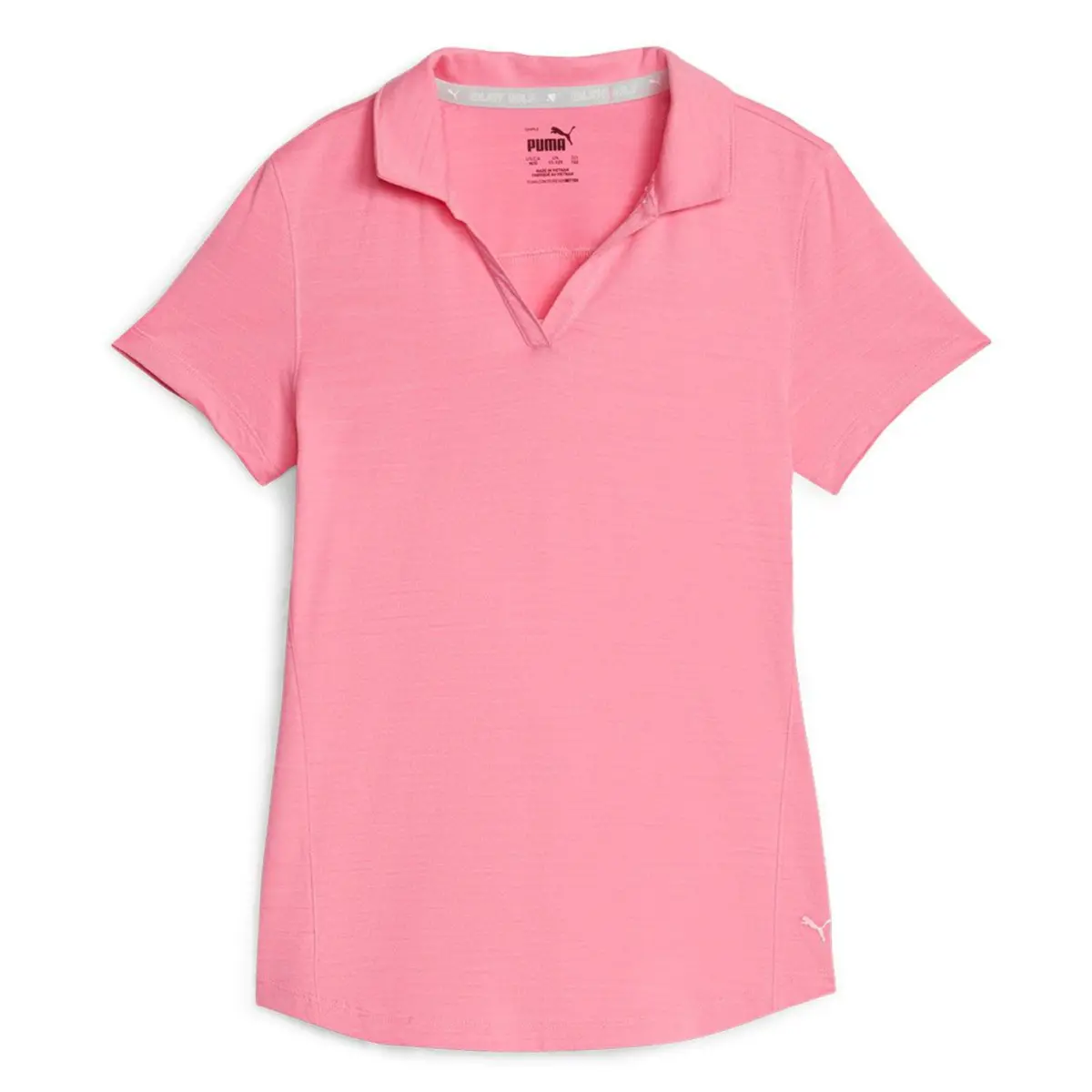 Puma Golf Big Girls Cloudspun Coast Moisture Wicking Upf 40 Short Sleeve Polo Shirt 1