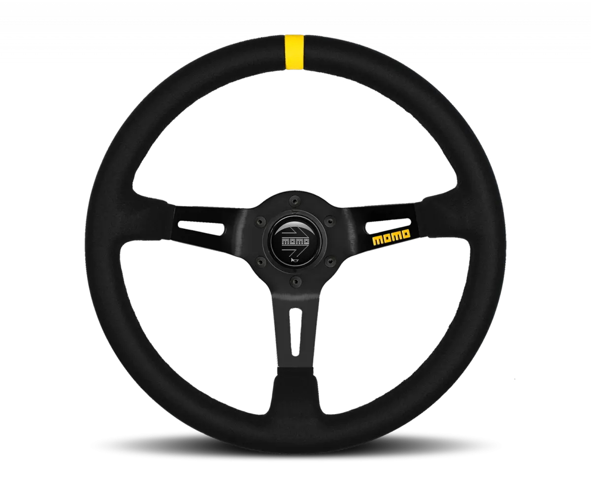 Mod 08 Steering Wheel Black Suede 1
