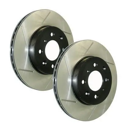Stoptech Power Slot 08-10 Audi S5 Left Rear Slotted Rotor 1