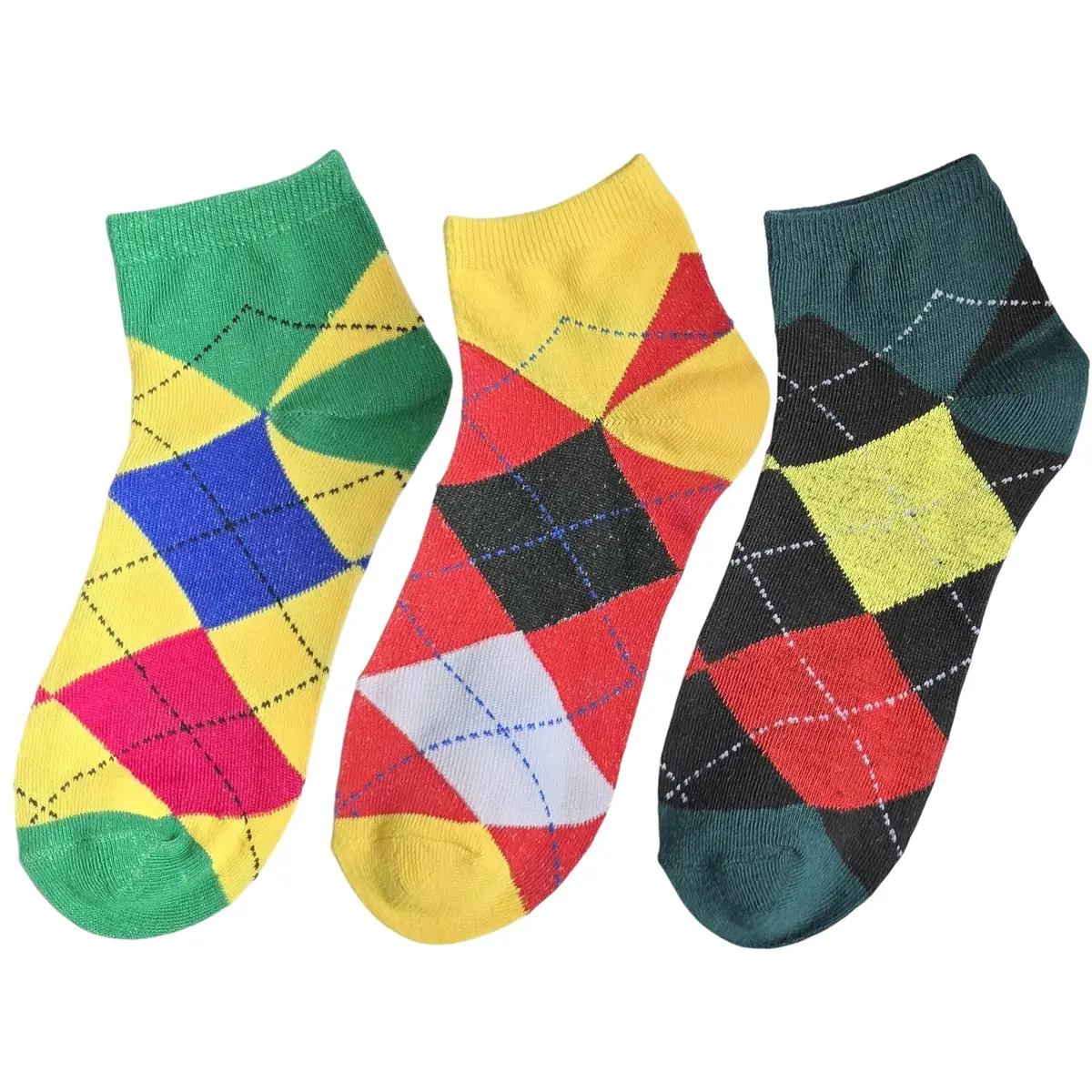 Women's 3=Pack Cotton Blend Casual Low Cut Socks 1