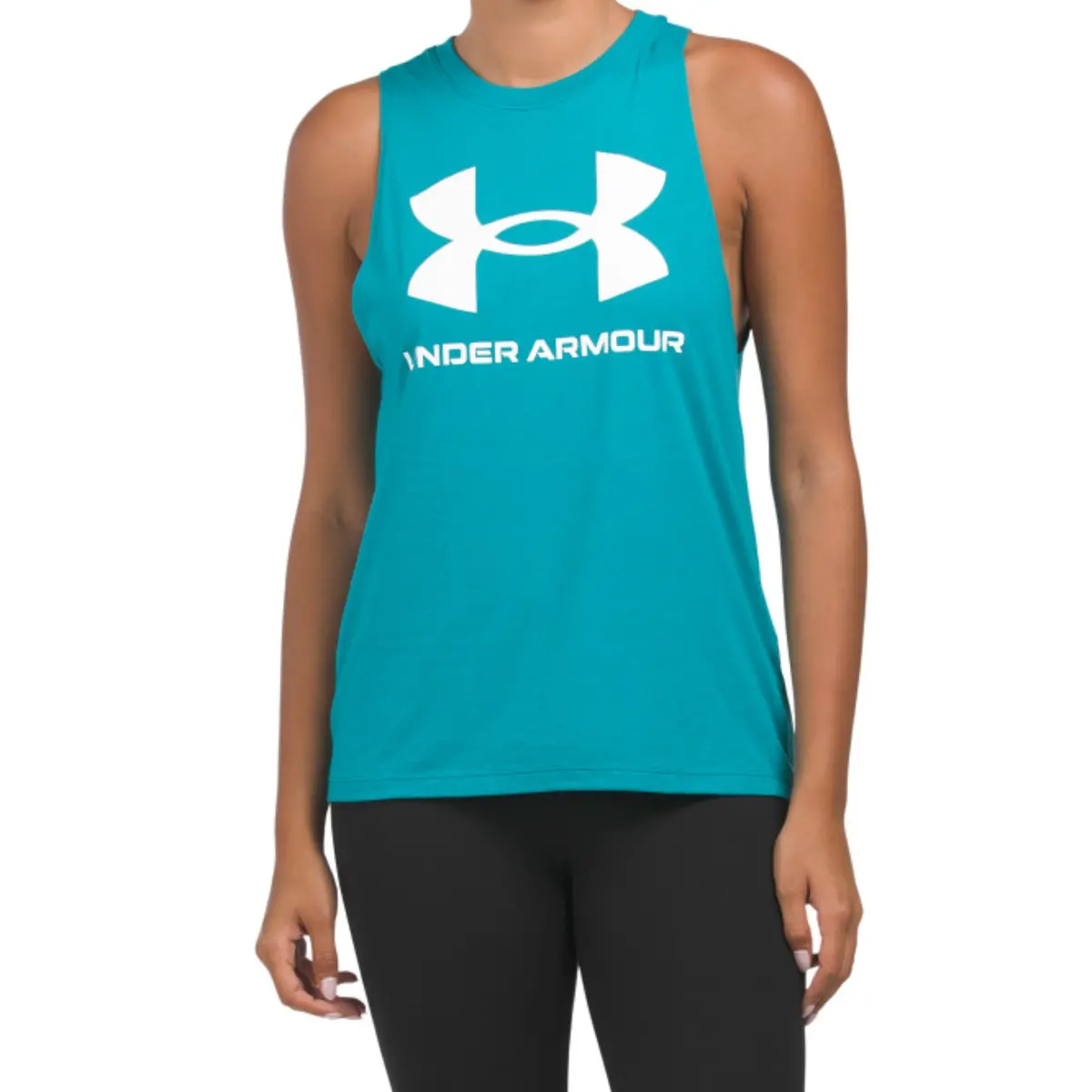 Under Armour Women's Logo Print West Live Sport Style Active Tank Top 1