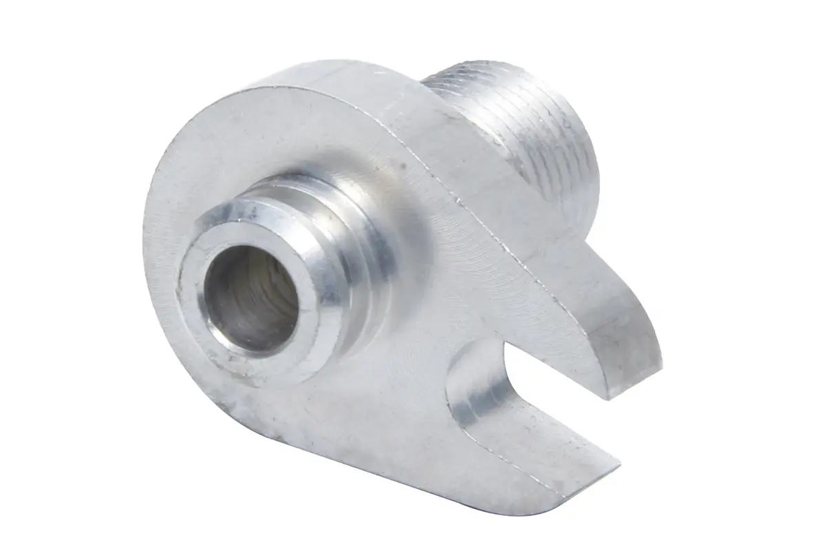 Chrome Hemi Compressor Block Fitting #8 Strait 1